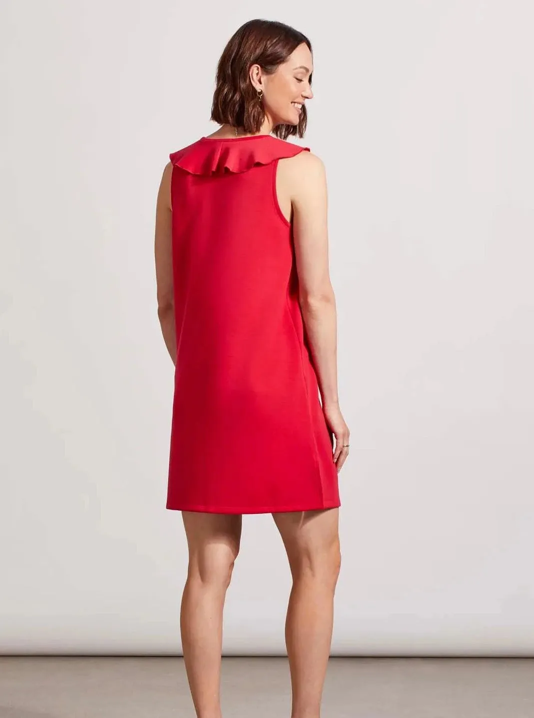 A Line Dress [Lipstick Red-5434O]