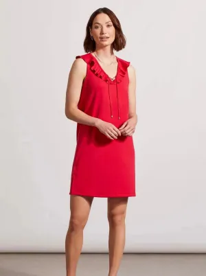 A Line Dress [Lipstick Red-5434O]