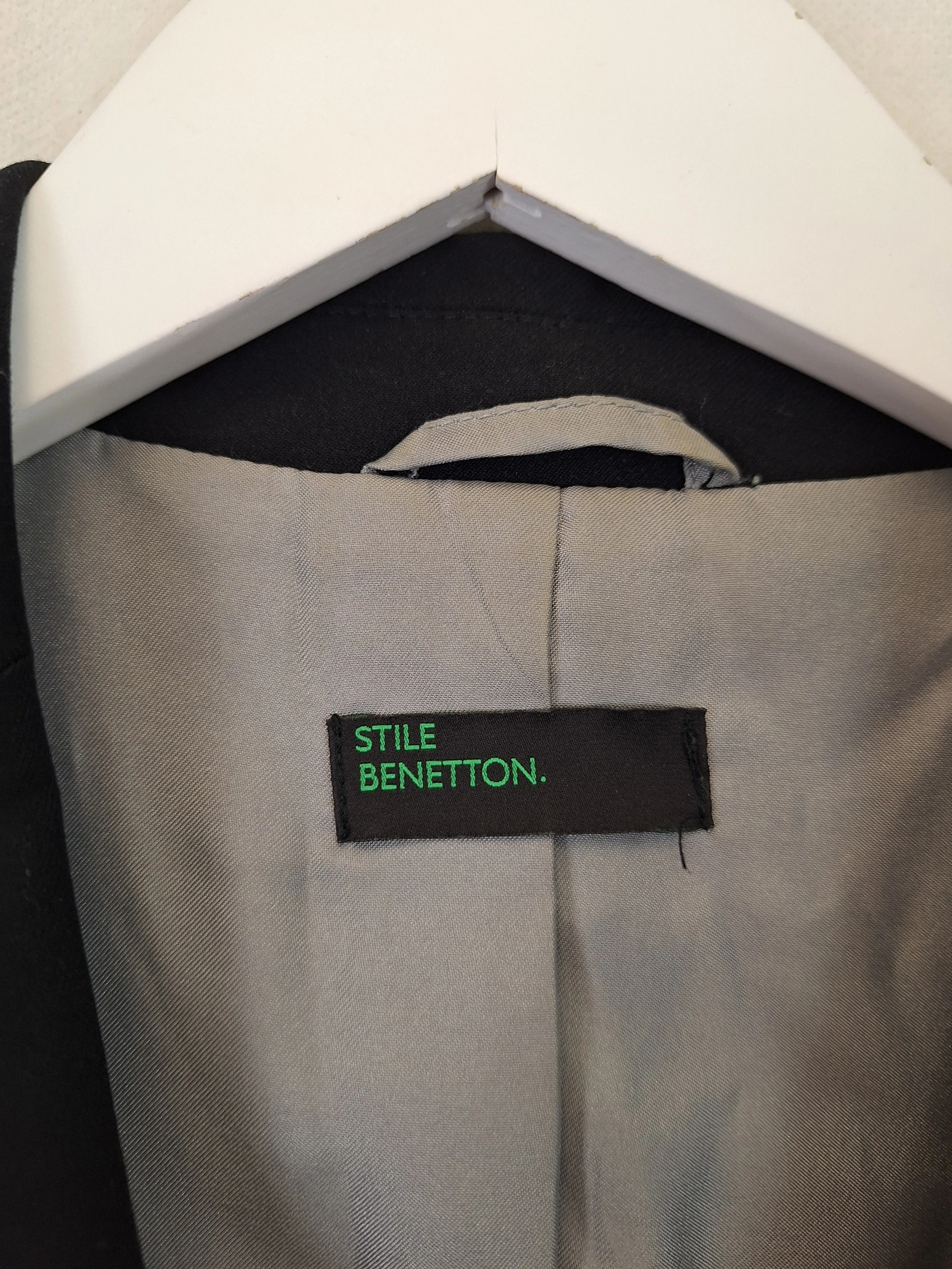 Benetton Classic Office Button Blazer Size 14