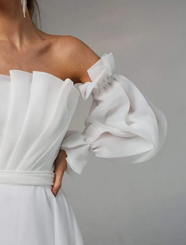 Emeline White Wedding Dress
