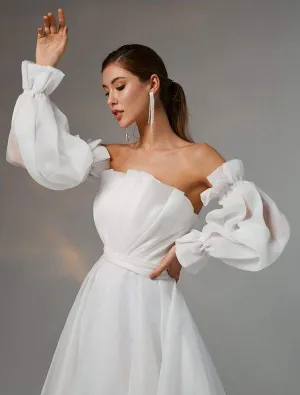 Emeline White Wedding Dress
