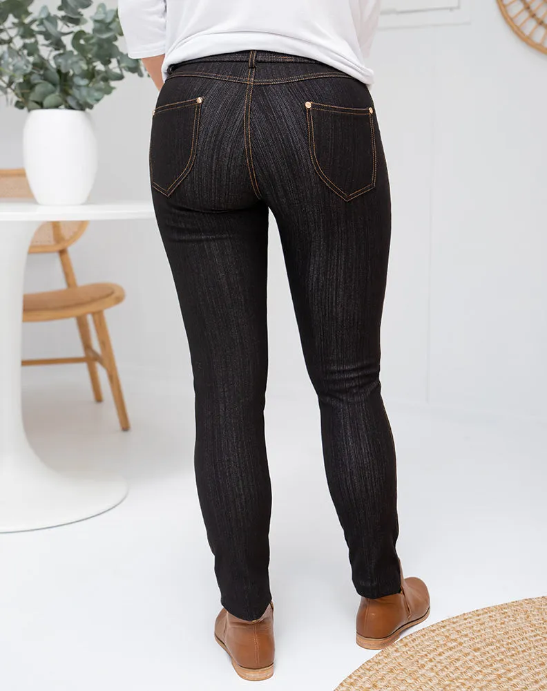 Jeggings by Freez available in Black or Navy