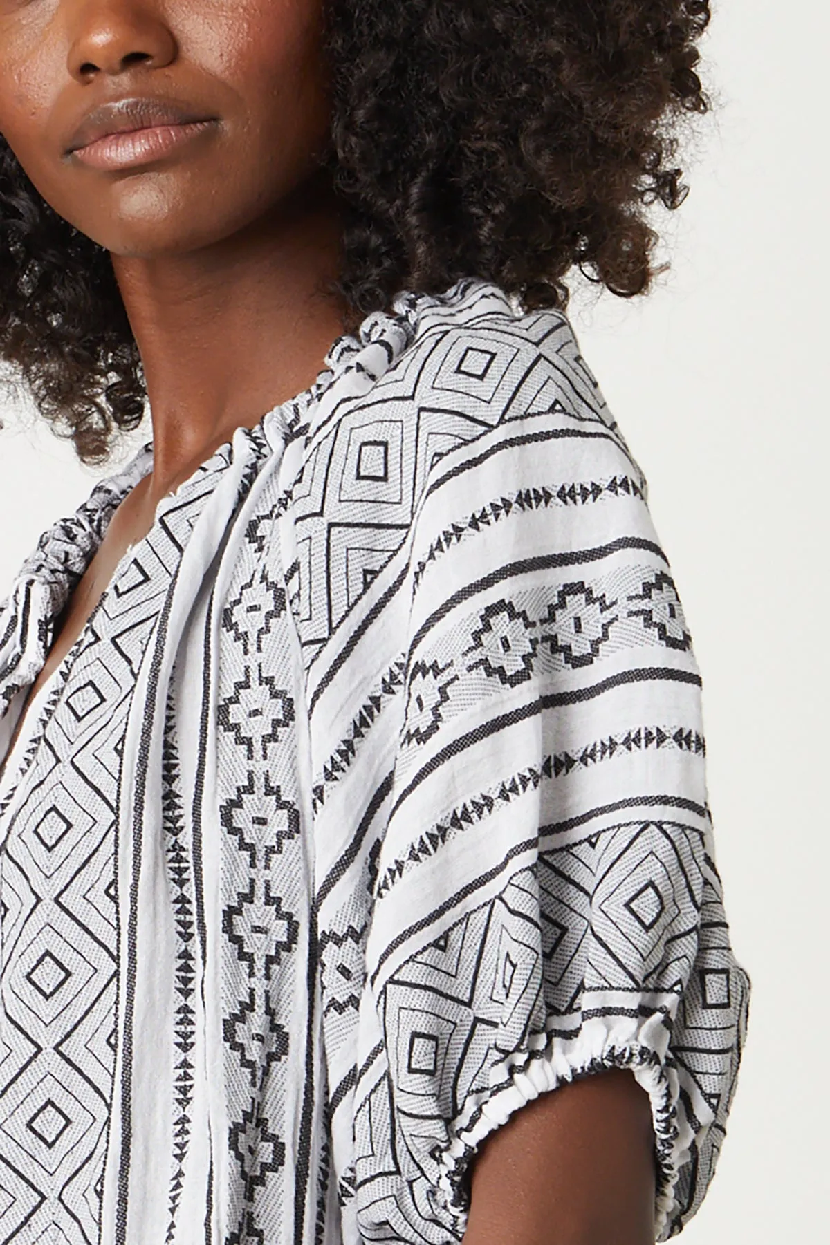 KIMMY JACQUARD BOHO TOP