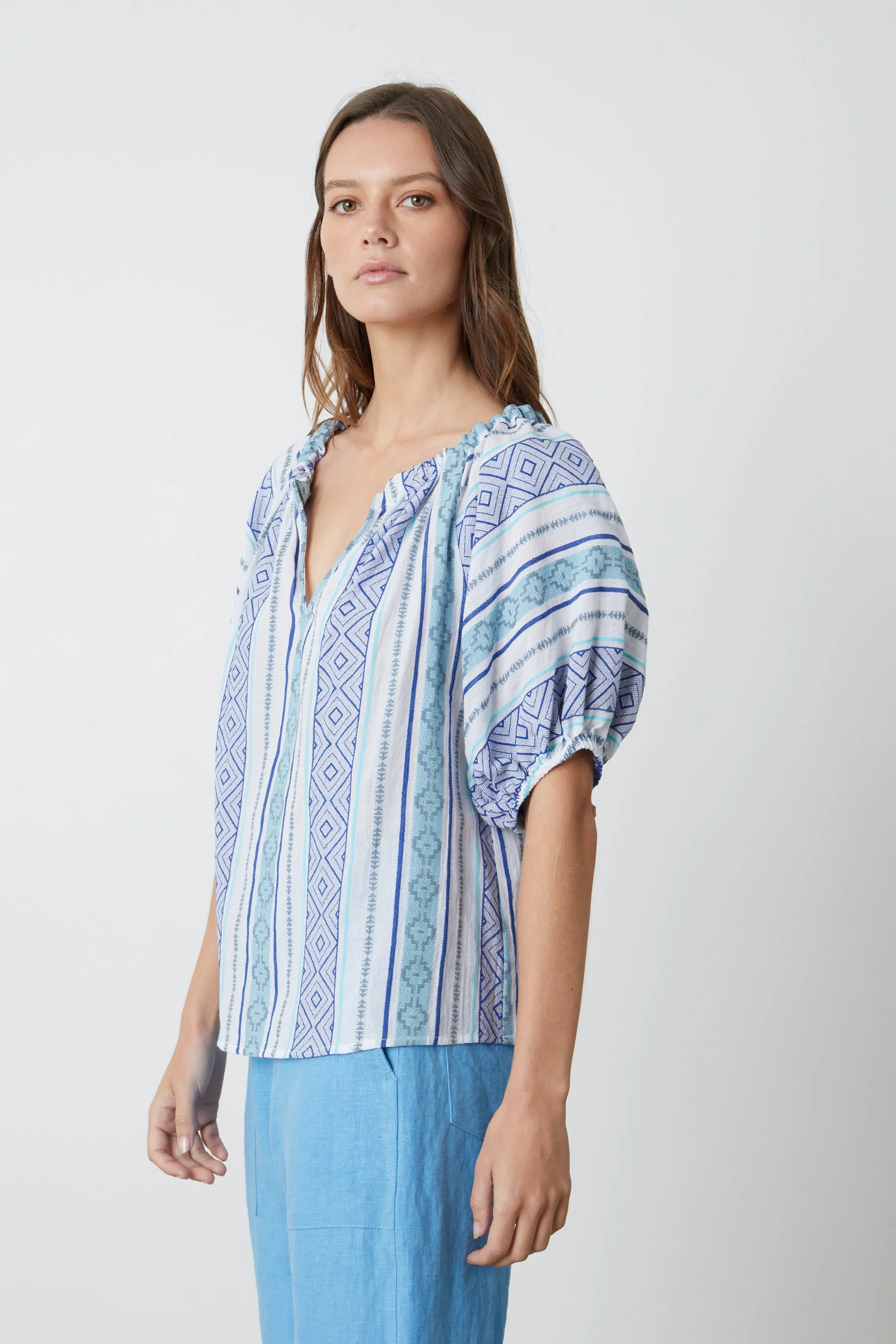 KIMMY JACQUARD BOHO TOP