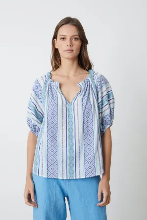 KIMMY JACQUARD BOHO TOP