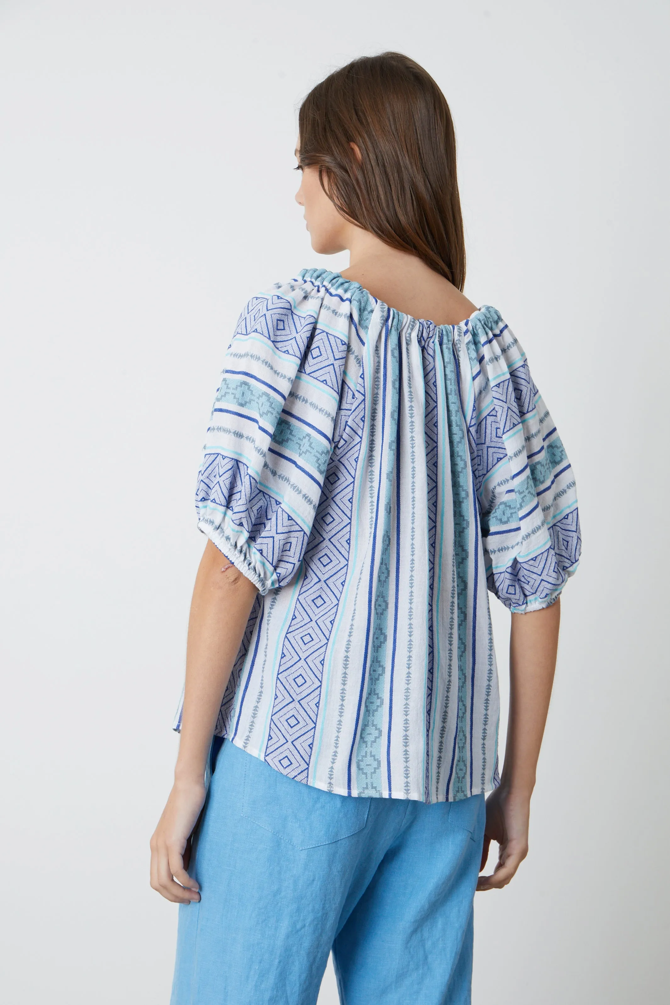 KIMMY JACQUARD BOHO TOP
