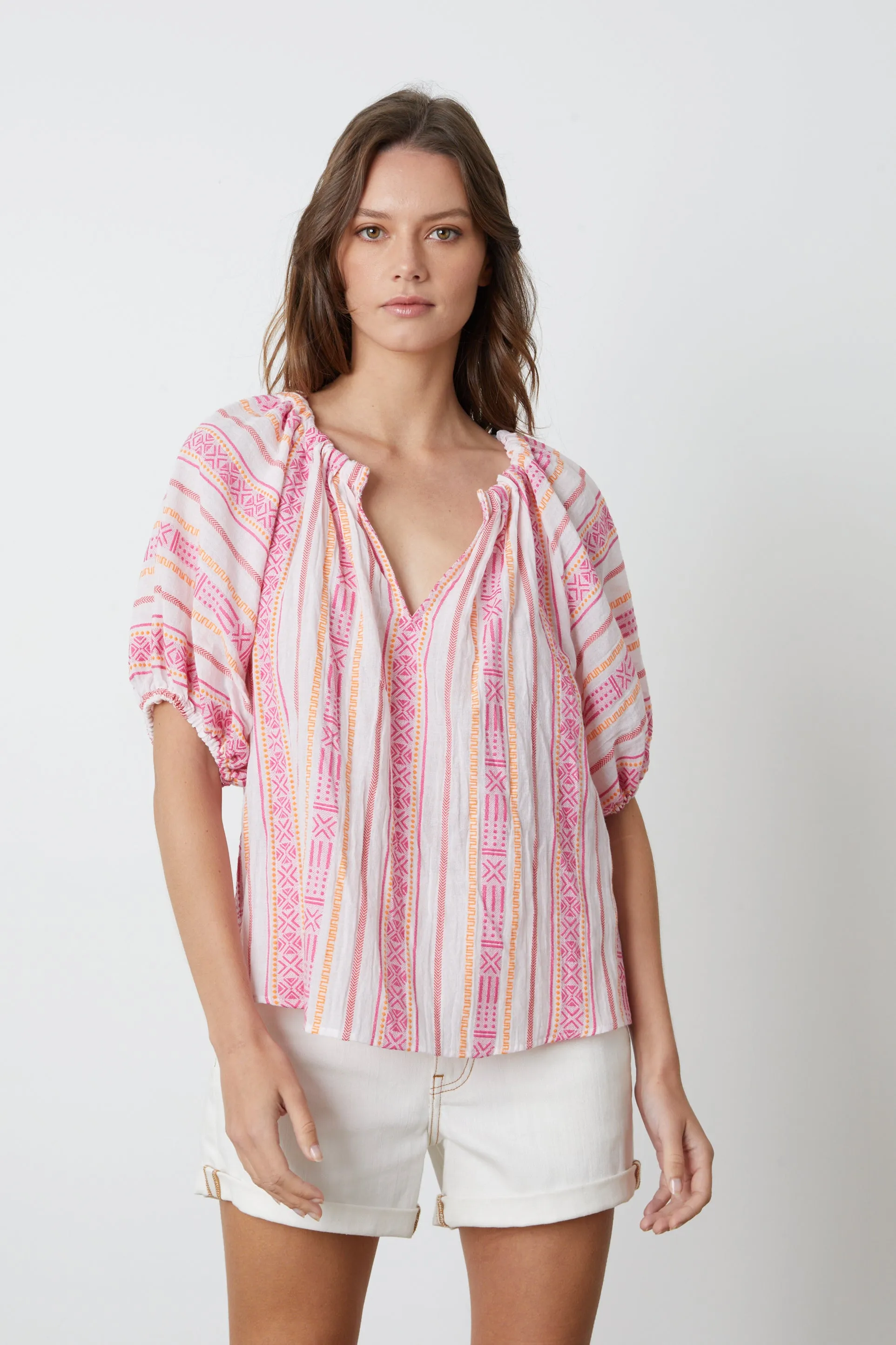 KIMMY JACQUARD BOHO TOP