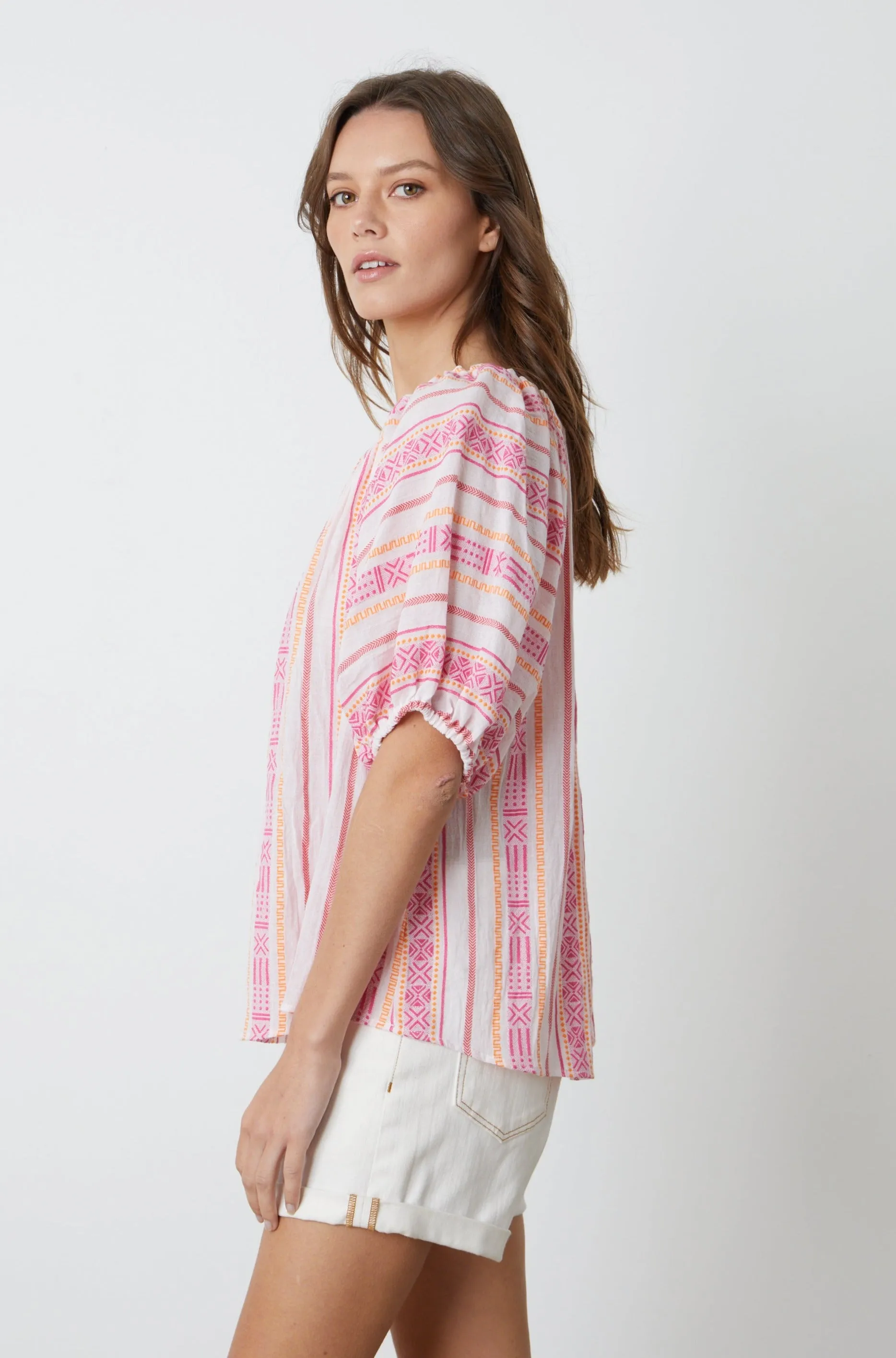 KIMMY JACQUARD BOHO TOP