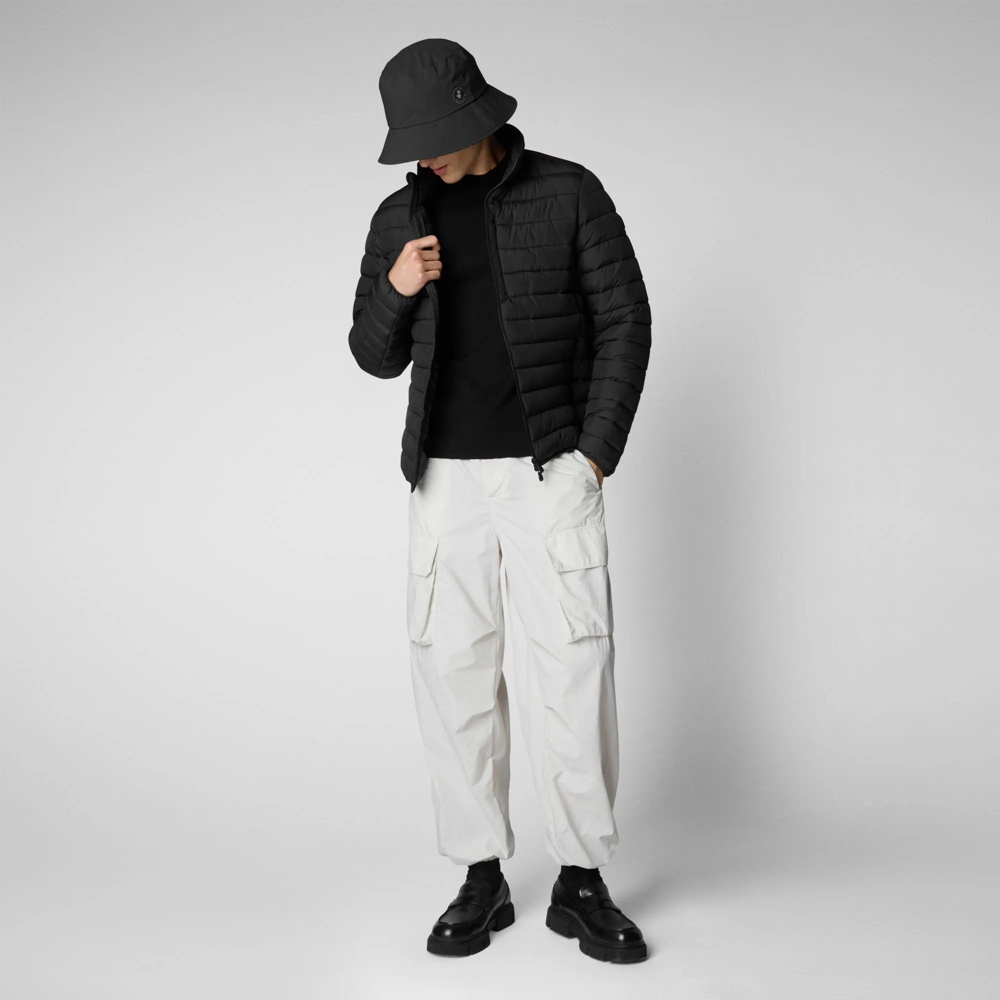 Men's Animal free Puffer Jacket Erion in Black