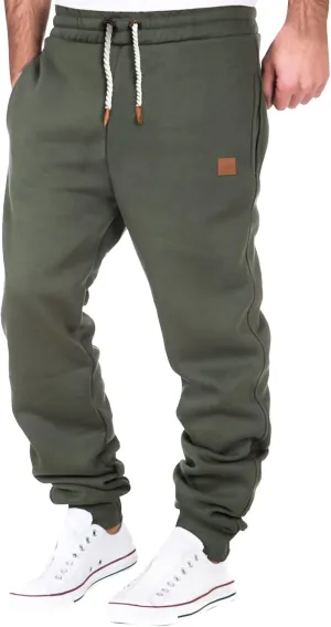 Men's Cargo Sweatpants Sports Outdoor Trousers Mens Active Fleece Athletic Sweatpant Basic Running Drawstring Joggers