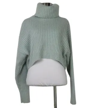Phillip Lim Cropped Mint Wool Sweater sz 6