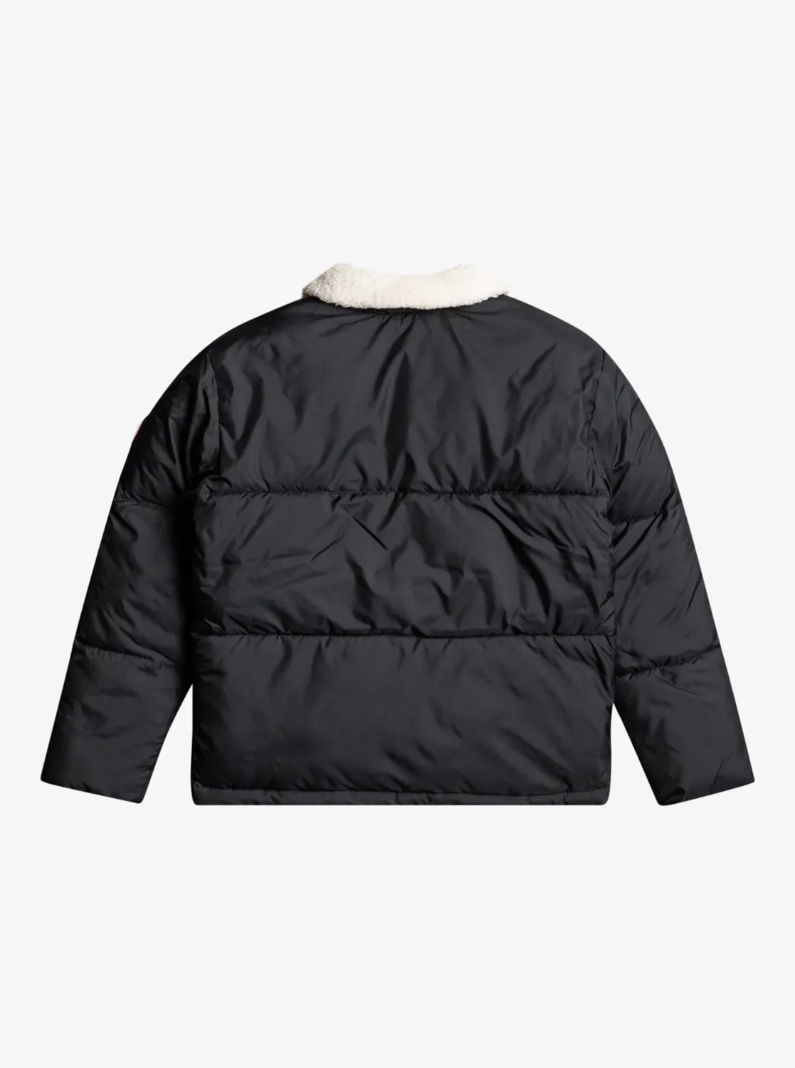 Roxy Girls Blinding Lights Puffer Bomber Jacket Anthracite ERGJK03107-KVJ0