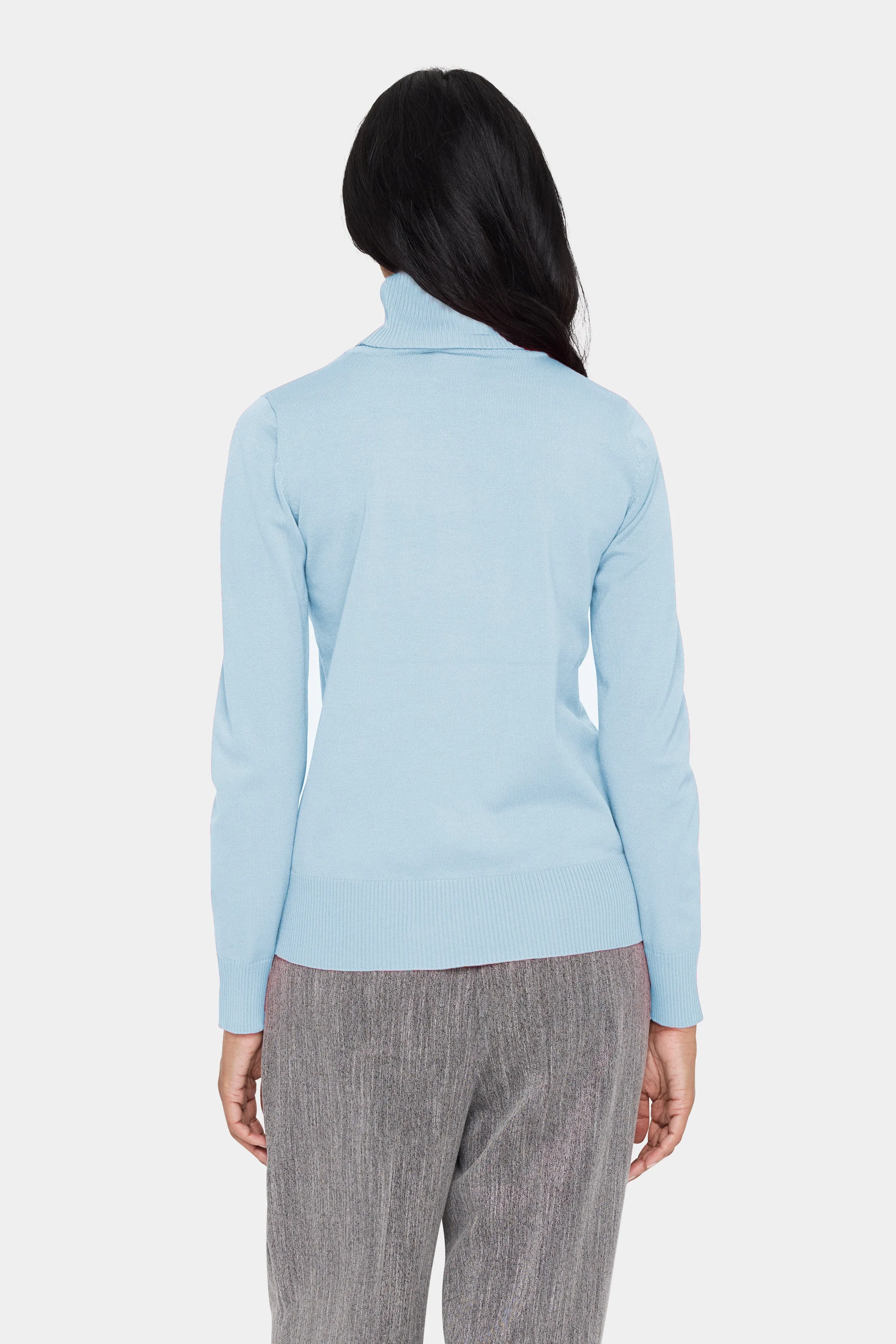 *SALE* Kaffe Roll Neck Sweater - Celestial Blue