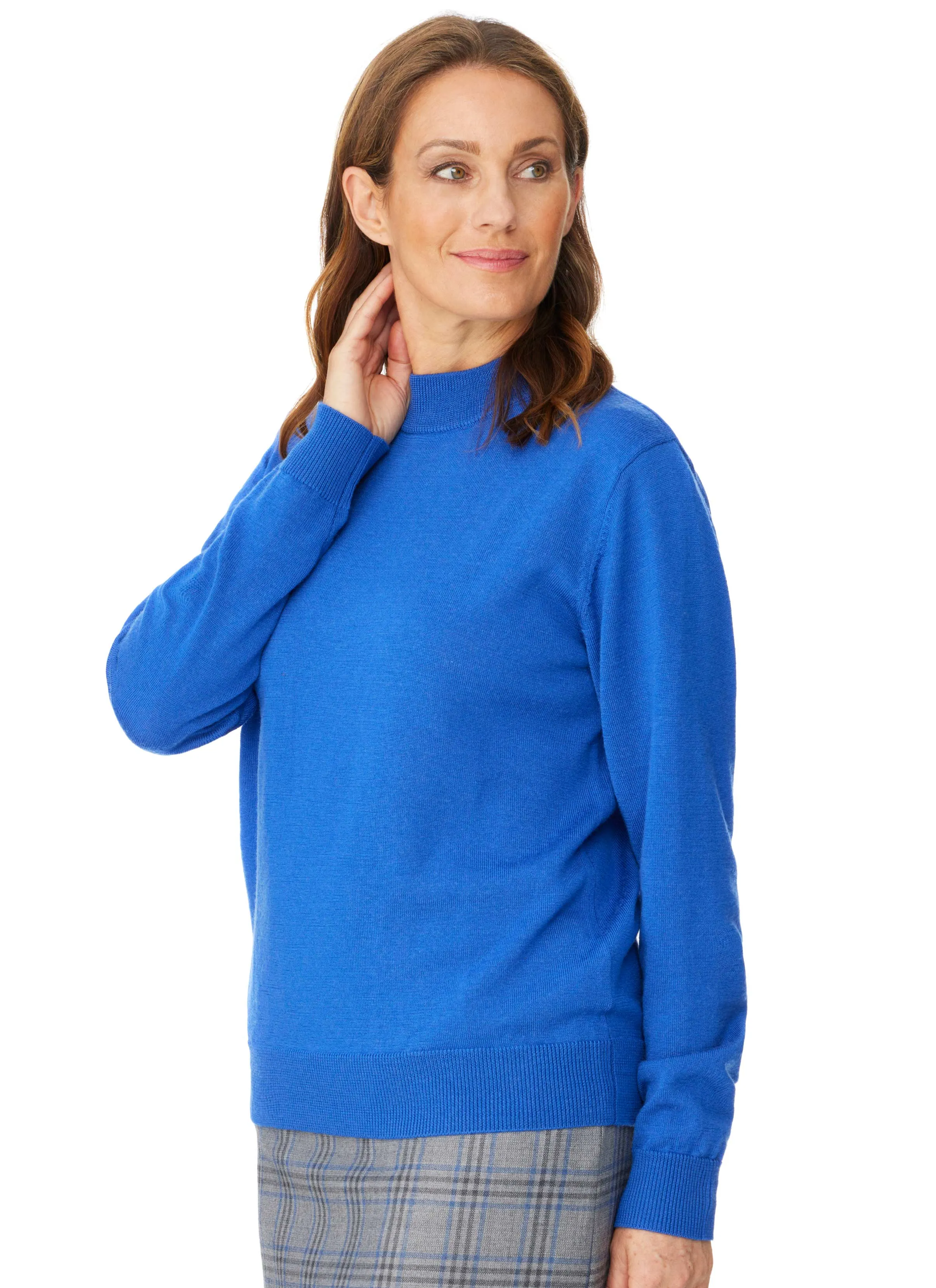 TAYENE TURTLE NECK KNIT - SAPPHIRE