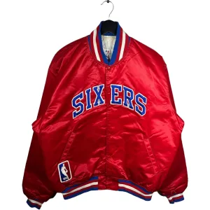 Vintage Philadelphia Sixers Starter Bomber Jacket